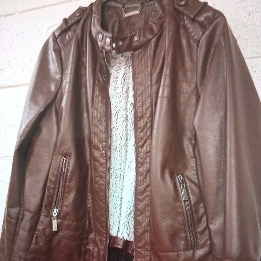 Brown Leather Women's Jacket
